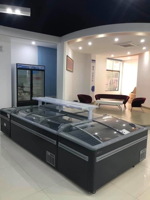 Commercial Glass Freezer Top Freezer Direct Cooling 850mm