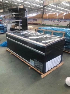 Commercial Glass Freezer Top Freezer Direct Cooling 850mm
