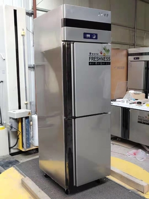 Home Vertical Stainless Steel Freezers Air Cooling