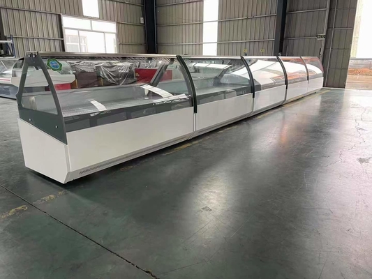 Duck Meat Commercial Deli Display Fridge Stainless Steel
