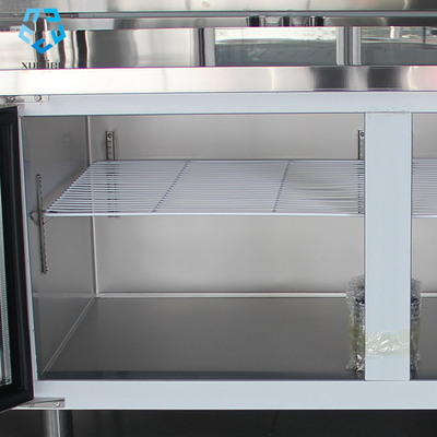 Stainless Steel Display Cabinet Refrigeration Facilities 220V