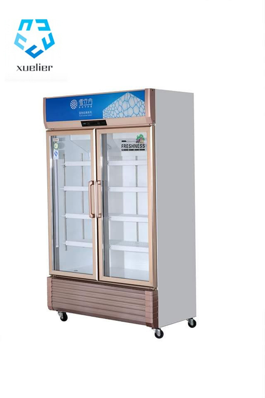 Gold Series Double Door Refrigerator Glass Door