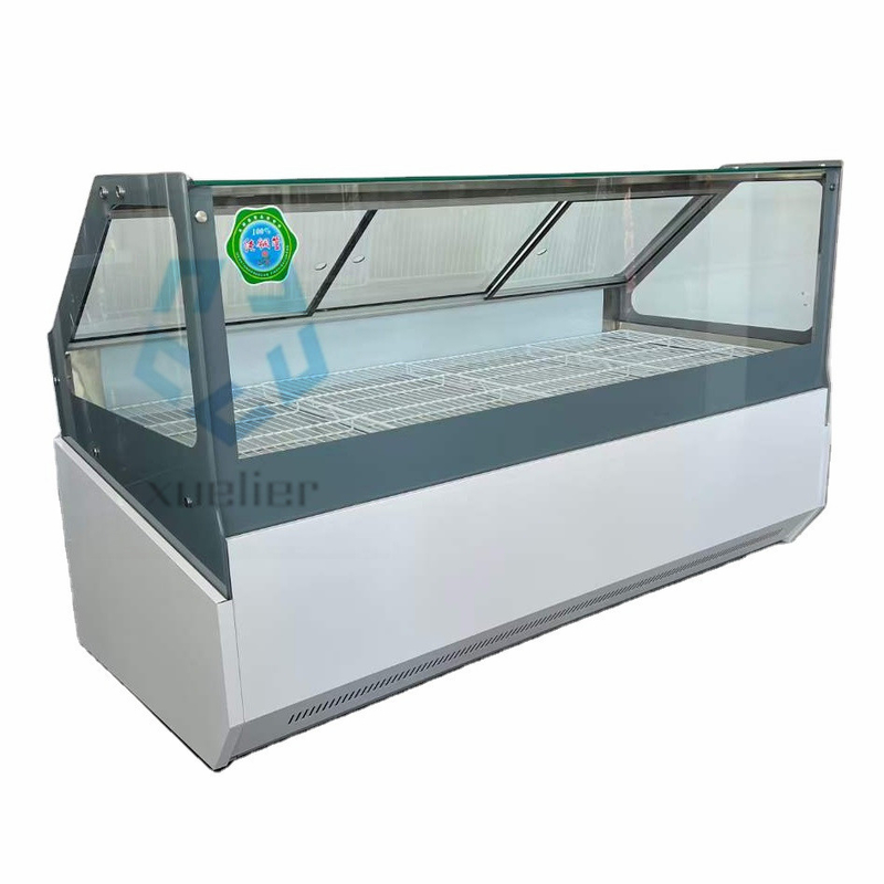 Duck Meat Commercial Deli Display Fridge Stainless Steel