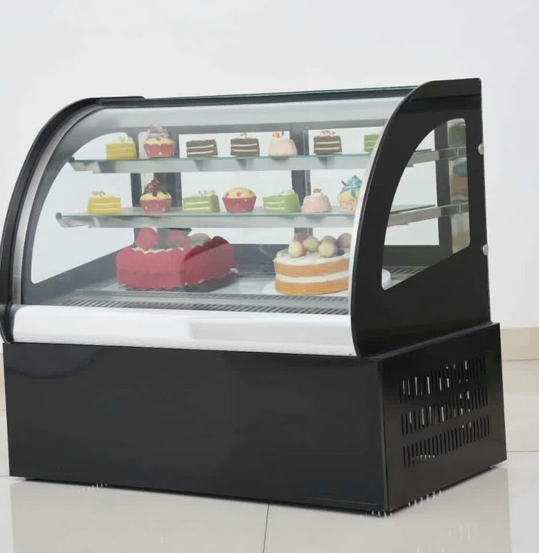 Arc Countertop Glass Cake Display Cabinet Small 180L 6 Cu Ft